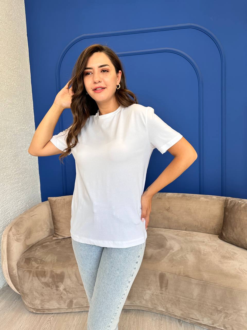Beyaz Marka Muadili Tshirt