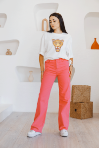Aslan Detaylı Oversize Tshirt