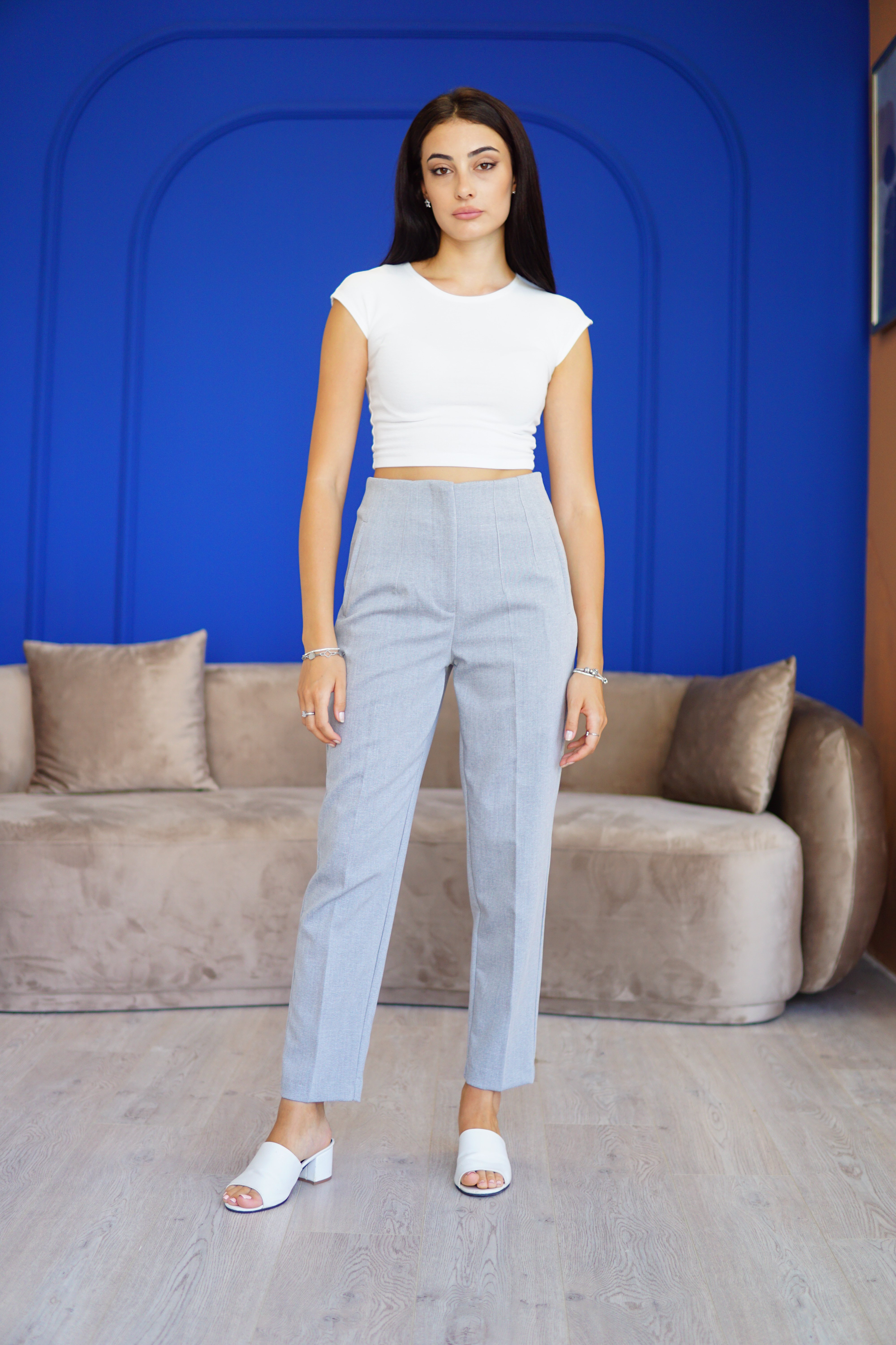 Gri Zara Pantolon